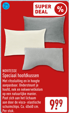 klik op dit plaatje voor een vergroting en voor vergelijkbare aanbiedingen gerelateerd aan
hoofdkussen super deal novitesse ritssluiting hoogte aanpasbaar ondersteunt hoofd nek natuurlijke manier lichaam visco elastische ca. cm stuk hoofdkussen super deal novitesse ritssluiting hoogte aanpasbaar ondersteunt hoofd nek natuurlijke manier lichaam visco elastische ca. cm stuk