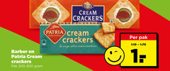  patria crackers barber cream pak biscuits enige cracker 