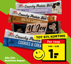 klik op dit plaatje voor een vergroting en voor vergelijkbare aanbiedingen gerelateerd aan
19 22 60 xxl nutrition series good crunchy protein bar stracciatella high salted caramel only sugar cookie dough flavor reep repen 19 22 60 xxl nutrition series good crunchy protein bar stracciatella high salted caramel only sugar cookie dough flavor reep repen