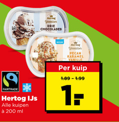 klik op dit plaatje voor een vergroting en voor vergelijkbare aanbiedingen gerelateerd aan
200 fairtrade hertog ijs ml yssalon drie chocolades pecan karamel vanille kuip 200 fairtrade hertog ijs ml yssalon drie chocolades pecan karamel vanille kuip
