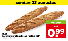  23 korenlanders stokbrood rustiek wit bereid stuk 99 