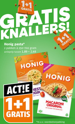  honig pasta 1 2 1002 1867 knallers pakken actieprijs vernieuwd macaroni original favoriet nederland m.u.v 