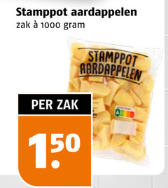  150 1000 stamppot aardappelen zak 