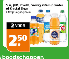  2 250 sisi rivella sourcy vitamin water crystal clear 330 500 ml mango citroen up 