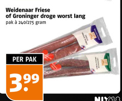 klik op dit plaatje voor een vergroting en voor vergelijkbare aanbiedingen gerelateerd aan
weidenaar friese groninger droge worst lang pak 240 nix18 weidenaar friese groninger droge worst lang pak 240 nix18