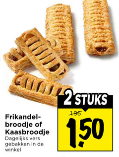 2 150 frikandel broodje kaasbroodje dagelijks vers gebakken stuks 