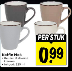  mokken 225 koffie mok kleuren ml stuk 