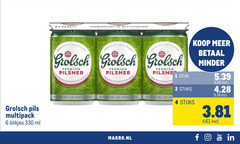  grolsch blikjes bier 1 2 4 6 33 330 pils multipack ml meesterschap minder premium pilsner peter verfrissend zachte afdronk pater stuk stuks you tube 