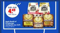  apple bandit grimbergen speciaalbieren appelcider 6 300 fris zoet 6x cider raspberry multipacks 0.0 ml tripel crisp for abbaye opgericht 1128 blond evenwichtig kruidig bitter rijk dubbel 