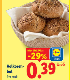  volkoren bol stuk 