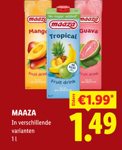 klik op dit plaatje voor een vergroting en voor vergelijkbare aanbiedingen gerelateerd aan
maaza fruitdrank 11 sugar added tropical guava fruit drink maaza fruitdrank 11 sugar added tropical guava fruit drink