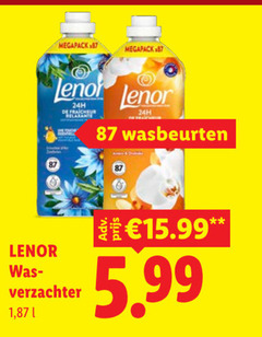 klik op dit plaatje voor een vergroting en voor vergelijkbare aanbiedingen gerelateerd aan
lenor wasverzachter megapack fraicheur relaxante wasbeurten verzachter 1 5.99 lenor wasverzachter megapack fraicheur relaxante wasbeurten verzachter 1 5.99