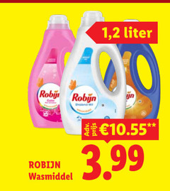  robijn wasmiddel 1 2 liter wit 3.99 