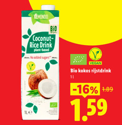  soja melk 11 vemondo bio rice drink plant based added sugars kokos 