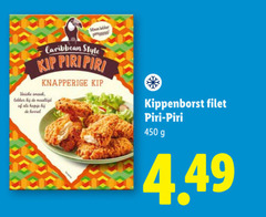  450 man caribbean style kip piri knapperige maaltijd hapje borrel kippenborst filet 
