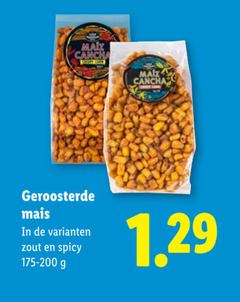  geroosterde mais zout spicy 