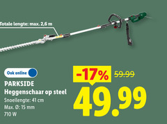 klik op dit plaatje voor een vergroting en voor vergelijkbare aanbiedingen gerelateerd aan
15 lengte 2 6 online parkside heggenschaar steel cm mm 15 lengte 2 6 online parkside heggenschaar steel cm mm