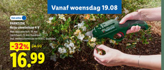  4 12 14 woensdag online parkside accu snoeischaar snijcapaciteit mm zachthout hardhout mesbeschermhoes usb laadkabel 