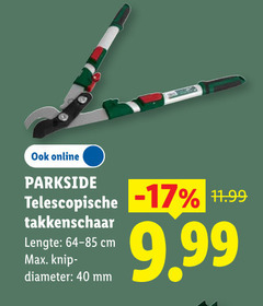  40 online parkside telescopische takkenschaar lengte cm knip diameter mm 