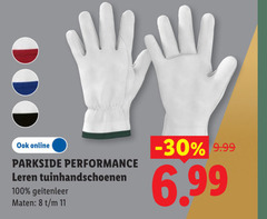  8 11 100 online parkside leren tuinhandschoenen geitenleer maten 