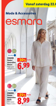  100 zaterdag mode accessoires esmara online dames blouse katoen maten l broek 