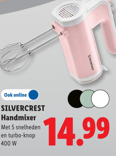  5 400 online silvercrest handmixer snelheden turbo knop 