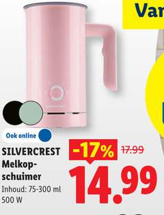  500 online silvercrest melkopschuimer inhoud ml 