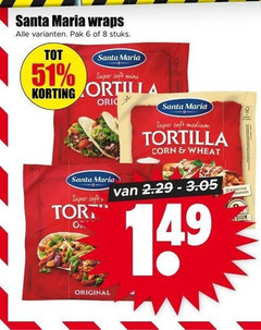 klik op dit plaatje voor een vergroting en voor vergelijkbare aanbiedingen gerelateerd aan
6 8 santa maria wraps pak stuks super soft mini orig medium tortilla corn wheat original 6 8 santa maria wraps pak stuks super soft mini orig medium tortilla corn wheat original