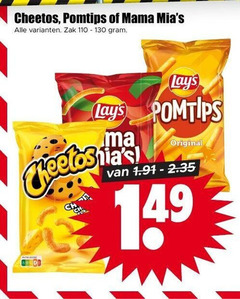 klik op dit plaatje voor een vergroting en voor vergelijkbare aanbiedingen gerelateerd aan
cheetos pomtips mama zak original 14 cheetos pomtips mama zak original 14