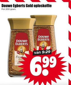  douwe egberts oploskoffie 200 gold pot excellent smooth 