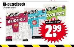 klik op dit plaatje voor een vergroting en voor vergelijkbare aanbiedingen gerelateerd aan
1 250 xl puzzelboek titels sudoku zweeds elders 2 99 1 250 xl puzzelboek titels sudoku zweeds elders 2 99