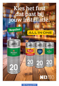 klik op dit plaatje voor een vergroting en voor vergelijkbare aanbiedingen gerelateerd aan
biertap 20 fust installatie all one texels affligem heineken speciaalbier blond skuumkoppe liter nix18 biertap 20 fust installatie all one texels affligem heineken speciaalbier blond skuumkoppe liter nix18