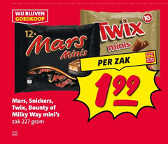  10 22 12x mars twix snickers bounty milky zak minis 