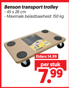 klik op dit plaatje voor een vergroting en voor vergelijkbare aanbiedingen gerelateerd aan
26 45 150 benson transport trolley cm elders stuk 26 45 150 benson transport trolley cm elders stuk