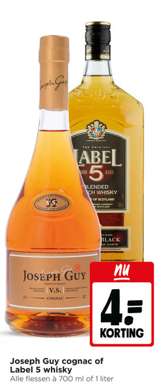  joseph guy whisky cognac 1 4 5 19 40 100 700 mature selection original blended scotland company blend black casks france appellation label flessen ml liter 