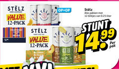 klik op dit plaatje voor een vergroting en voor vergelijkbare aanbiedingen gerelateerd aan
stelz hard seltzer 12 69 250 keel lemonade pack le 12x strawberry cassis and orange karbonade iced tea lemon peach mad natural pakken blikjes 0.25 liter 14 99 pak stelz hard seltzer 12 69 250 keel lemonade pack le 12x strawberry cassis and orange karbonade iced tea lemon peach mad natural pakken blikjes 0.25 liter 14 99 pak