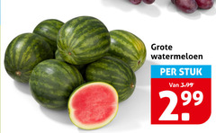  watermeloen stuk 3.99 