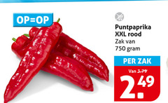  puntpaprika 750 xxl rood zak 