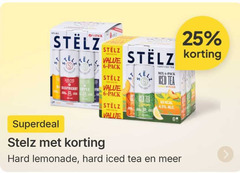  stelz hard seltzer 4 6 25 69 pack raspberry apple tea iced mix peach lemonade 