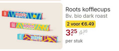  roots koffiecups 2 dv bio dark roast stuk 