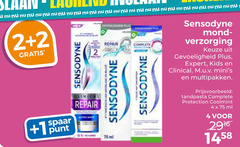  sensodyne tandpasta 2 4 12 spaar punt repair 75ml mondreinigingsproducten verzorging gevoeligheid expert kids multipakken protection coolmint ml 