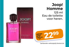  joop homme ml eau toilette heren 