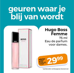 klik op dit plaatje voor een vergroting en voor vergelijkbare aanbiedingen gerelateerd aan
geuren boss hugo femme ml eau parfum dames geuren boss hugo femme ml eau parfum dames