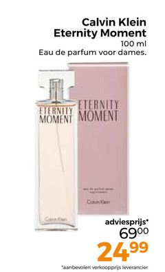  100 calvin klein eternity moment eau parfum dames ml care 69 