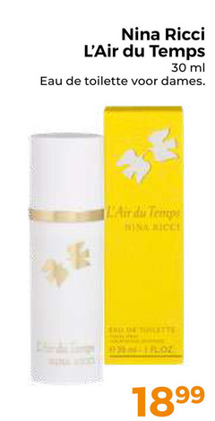 klik op dit plaatje voor een vergroting en voor vergelijkbare aanbiedingen gerelateerd aan
30 nina ricci du temps ml eau toilette dames air 30 nina ricci du temps ml eau toilette dames air