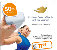  dove deodorant 35 50 anti transpirant repeat starterkit original ml 