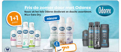  odorex deodorant 1 2 200 fris zomer douche assortiment m.u.v dry natural call fresh soft lovely eucalyptus almond men shower foam ml 