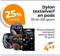  25 50 350 dylon textielverf intense black 