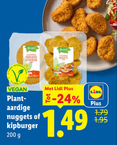 klik op dit plaatje voor een vergroting en voor vergelijkbare aanbiedingen gerelateerd aan
200 plantaardige krokante kipburger aardige nuggets 200 plantaardige krokante kipburger aardige nuggets