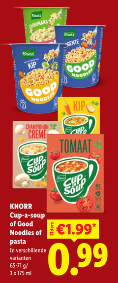 klik op dit plaatje voor een vergroting en voor vergelijkbare aanbiedingen gerelateerd aan
cup a soup knorr noodles soep 3 45 carbonara kip good champignon creme pasta ml tomaat cup a soup knorr noodles soep 3 45 carbonara kip good champignon creme pasta ml tomaat